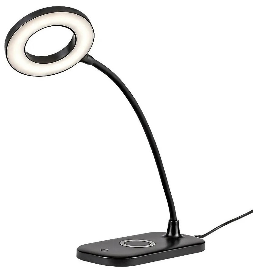 Rabalux 74013 stolná LED lampa Harding, 5 W, čierna