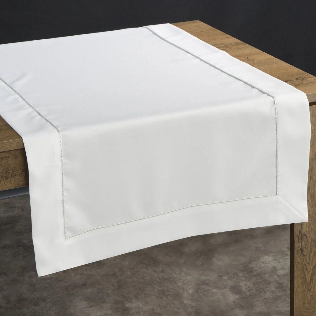 OBRUS KARIN 70X150 CM BIELY