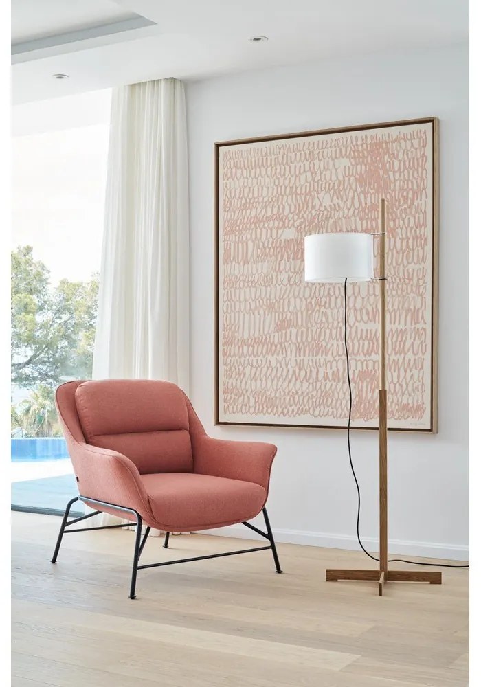 Ružové kreslo Teulat Sadira
