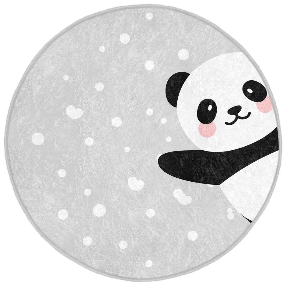 Svetlosivý detský koberec ø 100 cm Comfort – Mila Home