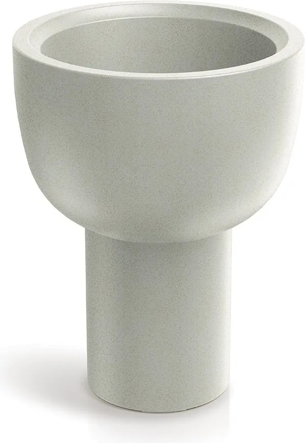 Plastový květináč MOLTAS VESSEL 40 cm pískový
