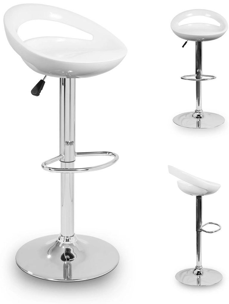 Barová stolička AGA MR2039White - biela