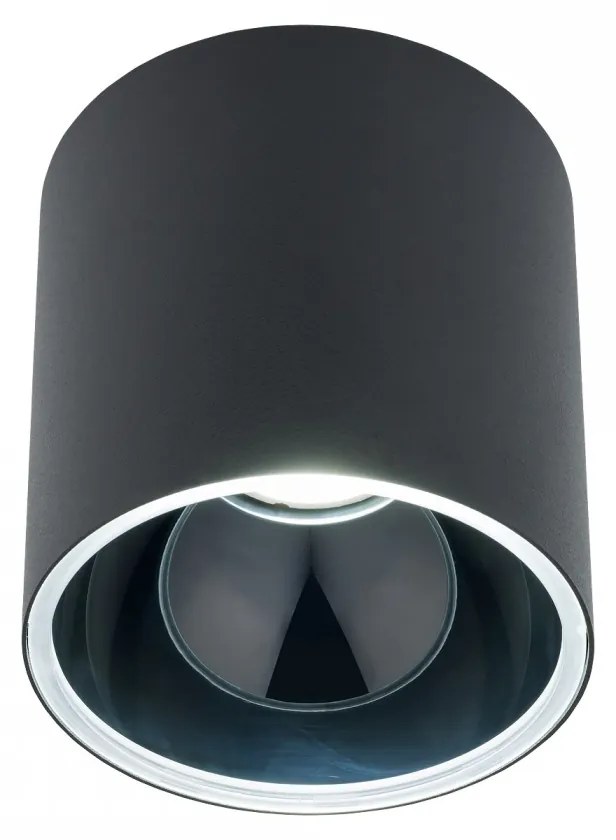 NOWODVORSKI Stropné prisadené LED osvetlenie HALO, 1xGU10, 10W, 13cm, okrúhle, čierne