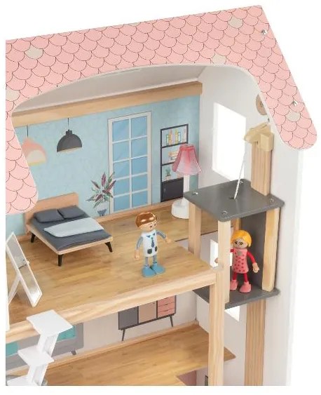 Playtive Drevený domček pre bábiky XXL (100381086)