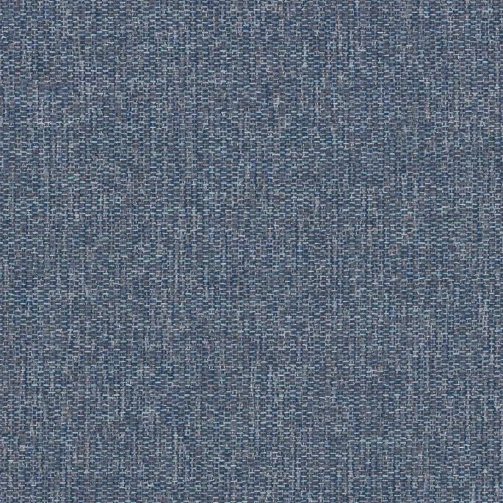 Modrá čalúnená dvojlôžková posteľ s roštom 200x200 cm Basti – Ropez