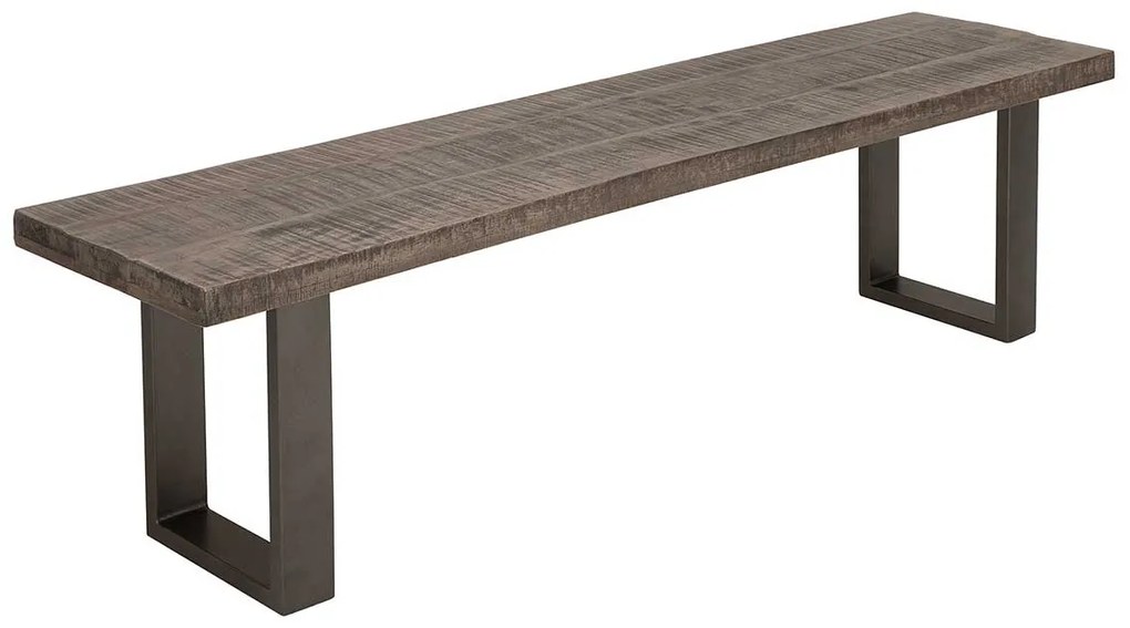 Luxusná lavica Thunder 170 cm / sivé mango