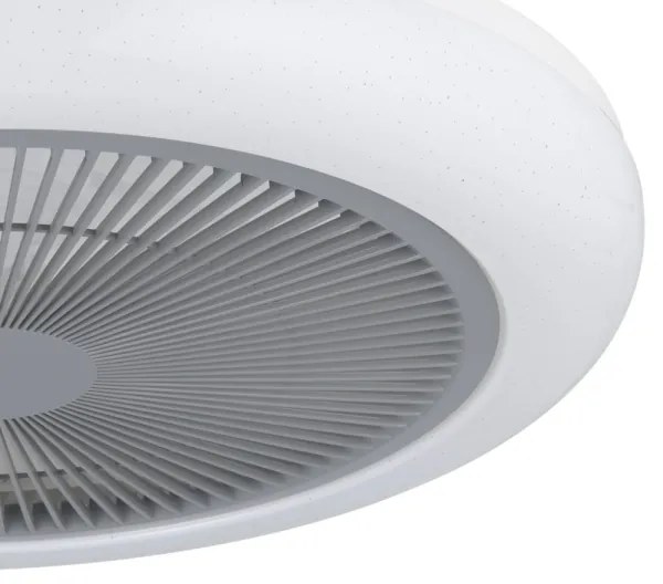Eglo 35138 - LED Stmievateľný stropní ventilátor KOSTRENA LED/25,5W/230V šedá +DO
