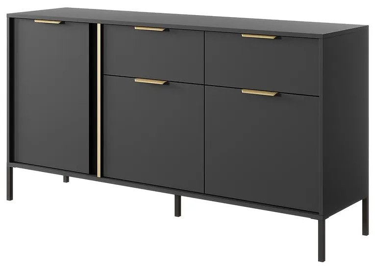 Komoda LARS 153 3D2S Antracit