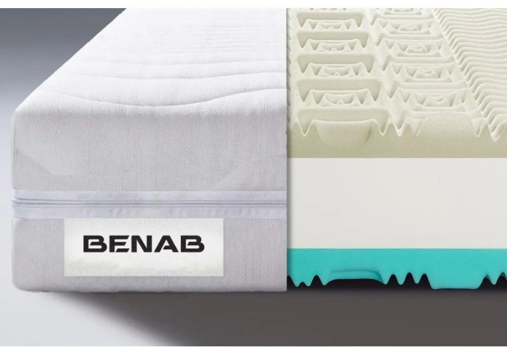 Tvrdý/stredne tvrdý penový obojstranný matrac 180x200 cm Visco Comfort – BENAB