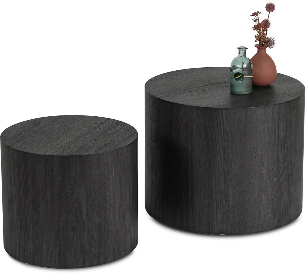 Set 2 ks konferenčných stolíkov Liloo (čierna) . Akcia -21%. Vlastná spoľahlivá doprava až k Vám domov. 1129183