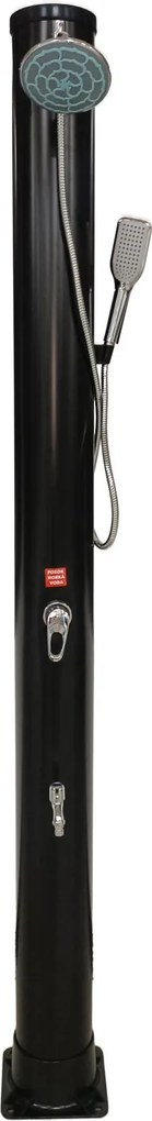 Solárna sprcha Hawaj 38 l s ručnou sprchou | čierna