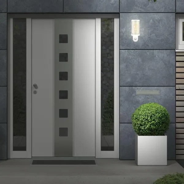 Briloner 3628-016 - Vonkajšie nástenné svietidlo 1xE27/12W/230V IP44 biela