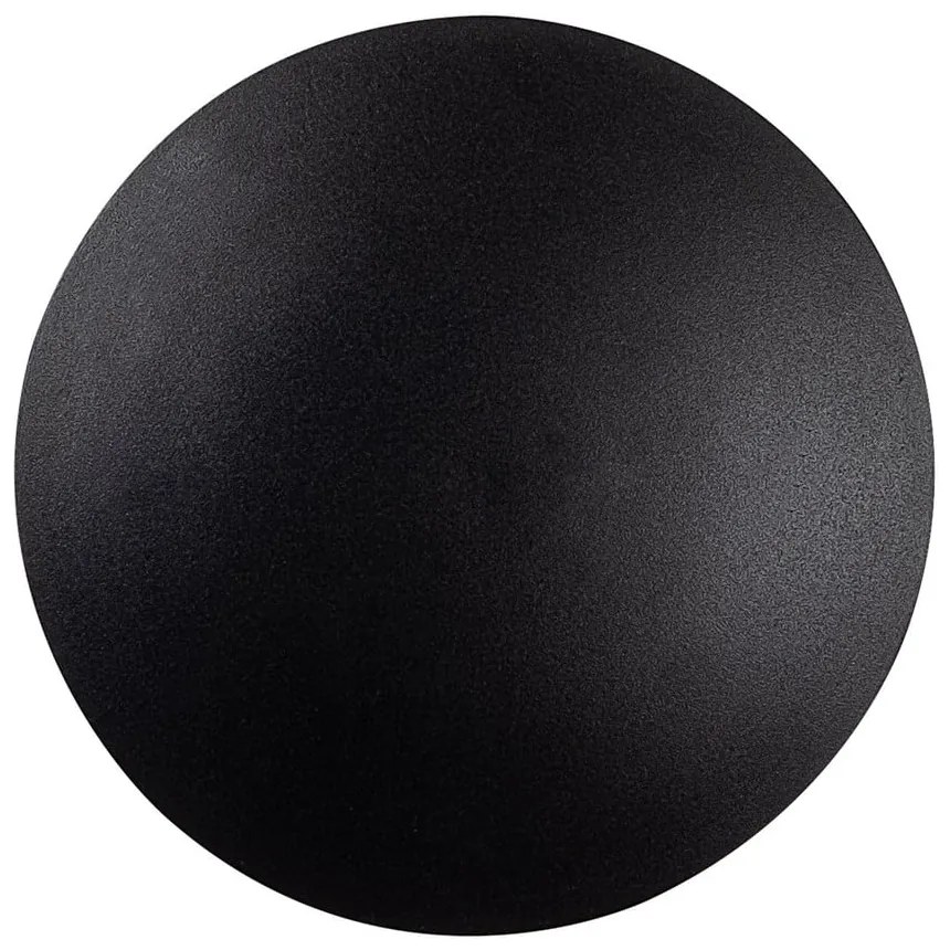 Čierne/v medenej farbe LED nástenné svietidlo ø 25 cm Yosma – Opviq lights