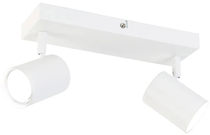 Inteligentné stropné svietidlo biele obdĺžnikové vrátane 2 Wifi GU10 - Jeana