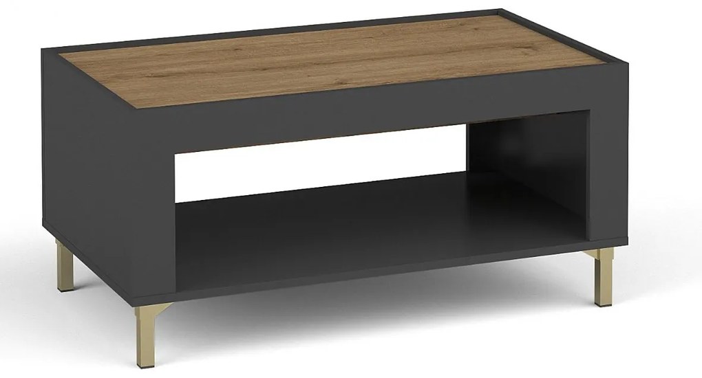 Čierny konferenčný stolík MOSSA MO9