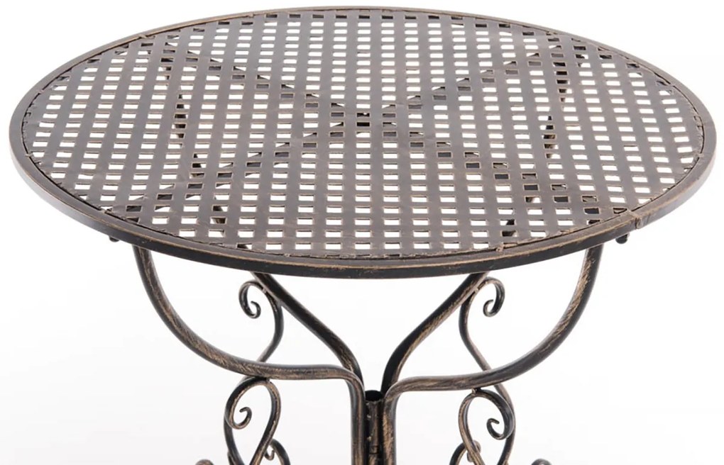 Kovový stôl GS13436802 - Bronzová