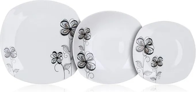 Porcelánová sada tanierov FLOREA 18 ks