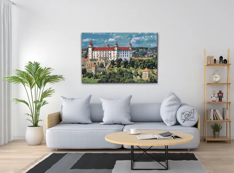 Gario Maľovanie podľa čísel Bratislava Rozmery: 60 x 40 cm, Rámovanie: S vnútorným rámom