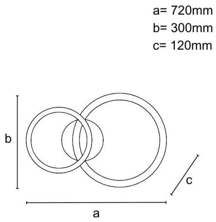 LED Stmievateľné stropné svietidlo LED/55W/230V 3000-6500K + diaľkové ovládanie