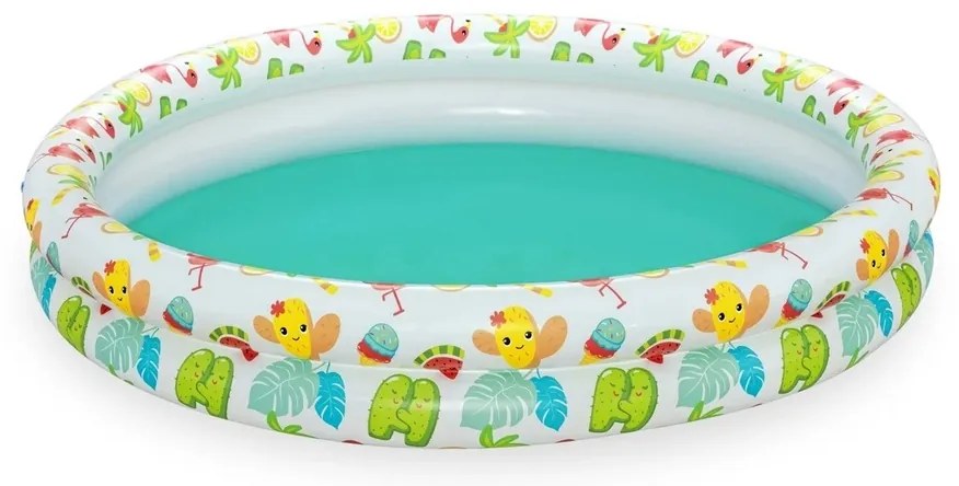 Bestway Nafukovací SET - bazén 122 cm, plávací kruh 46 cm, lopta 27 cm