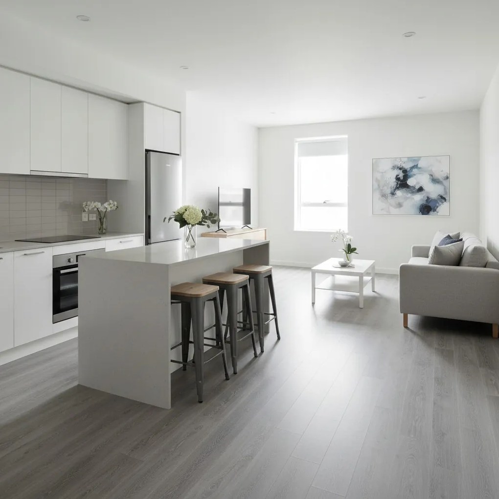 Gerflor, PVC podlaha - lino AladinTex Ultra 1442 Valencay pecan, na mieru, šíře 4m, šedá, filc, chodba / predsieň