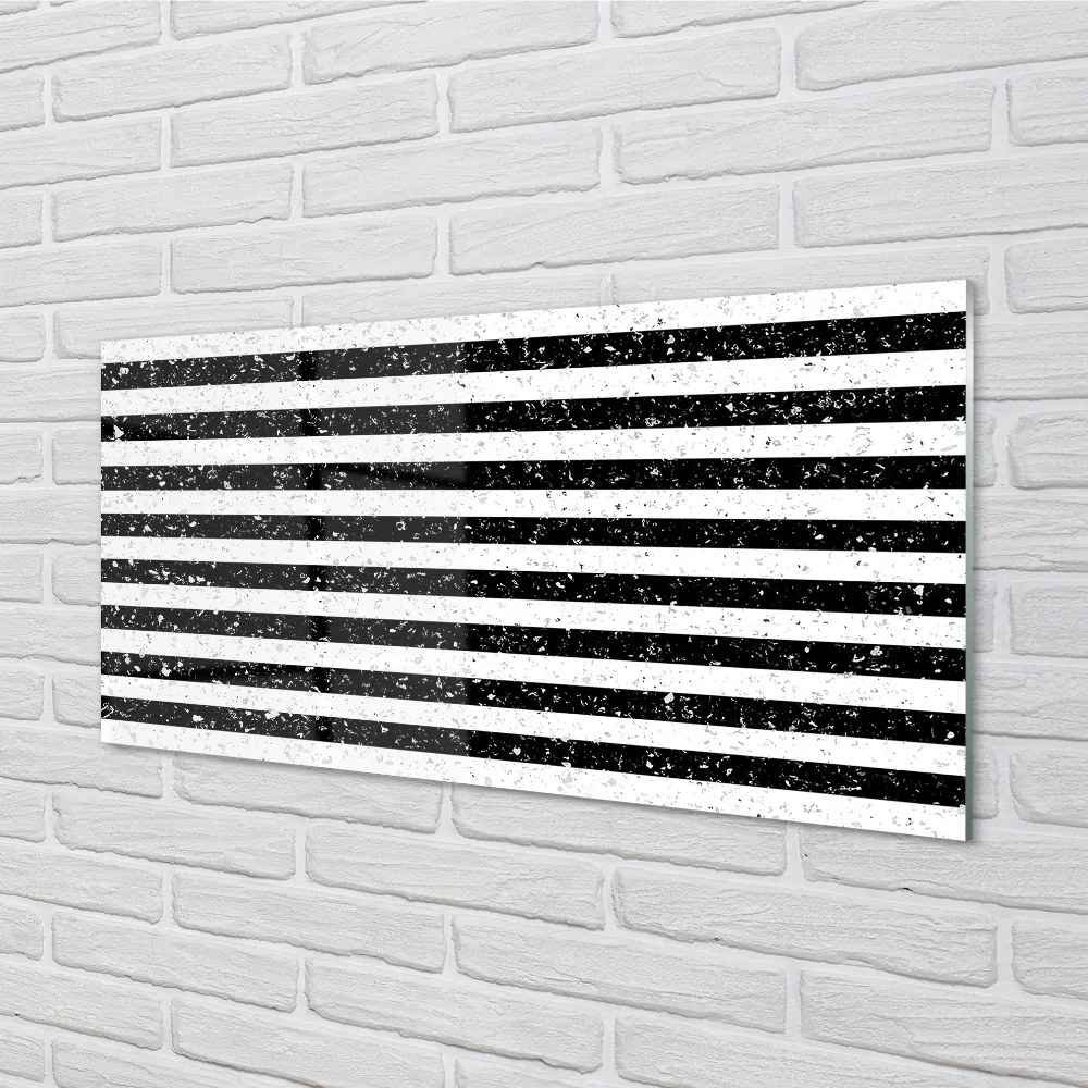 Nástenný panel  Škvrny zebra pruhy 125x50 cm