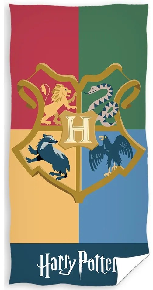 Detská osuška Harry Potter Rokfortské internáty