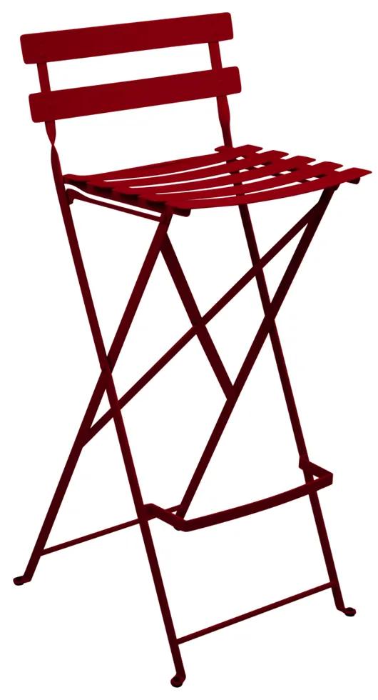 Fermob Skladacia barová stolička BISTRO - Chili