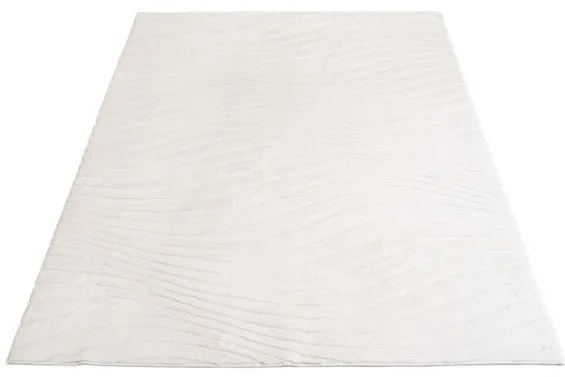 Koberec WAVES 503 biely / slonia kosť