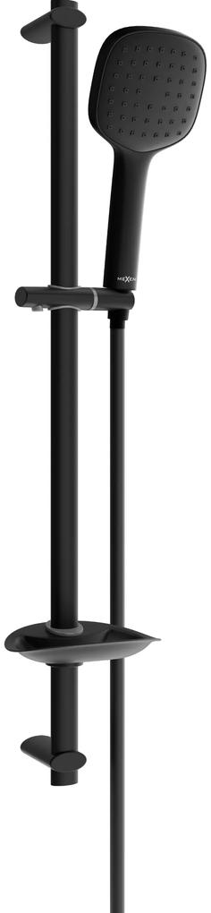 Mexen sprchový set DB33, čierna, 785334584-70