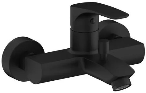 Vaňová batéria SAT Project bez sprchového setu 150 mm čierna matná SATBSPRO222C