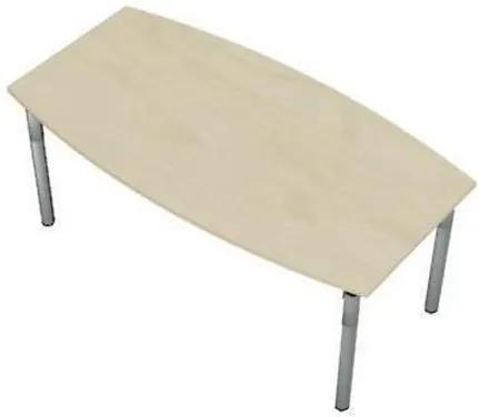Konferenčný stôl Set, 180 x 100/80 x 75 cm, dezén javor jersey