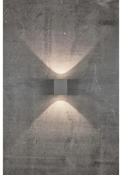 Nordlux - LED Vonkajšie nástenné svietidlo CANTO 2xLED/5W/230V IP44 sivá