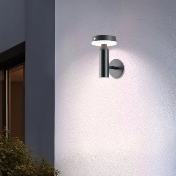 Brilliant - LED Solárne nástenné svietidlo so senzorom MAGUA LED/4W/3,7V IP44