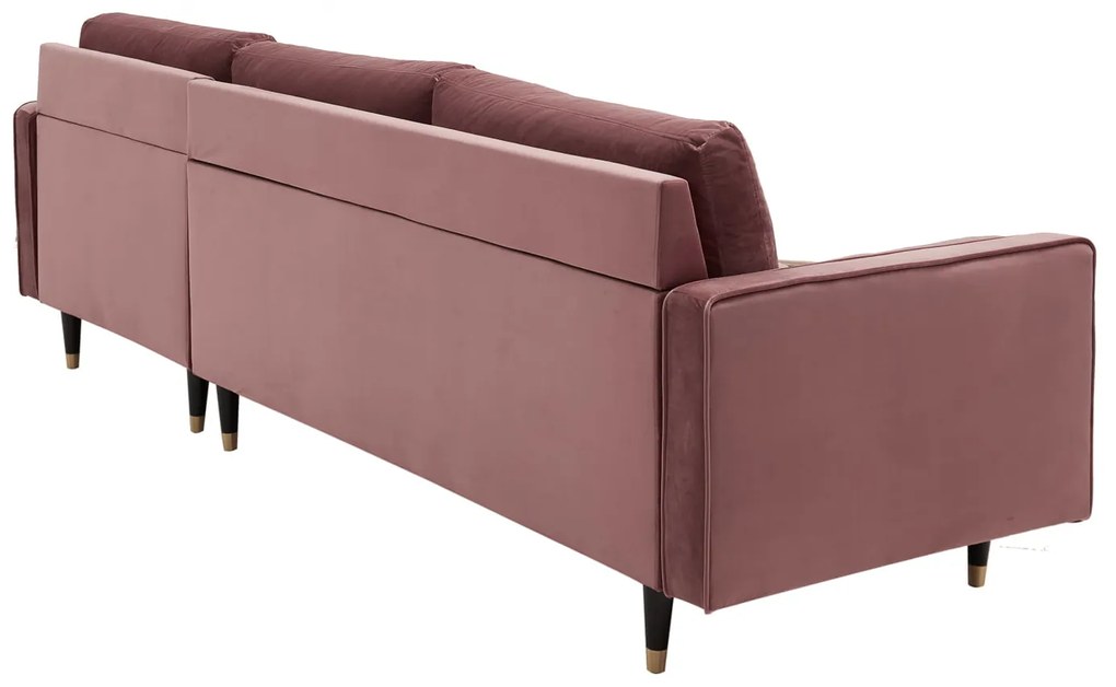 Rohová sedačka Cosy Velvet II staroružový zamat