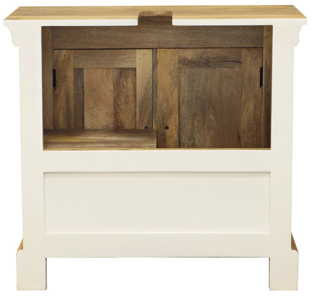 furniture-nabytek.cz - Drevená skrinka pod umývadlo masív 70x65x35 z mangového dreva