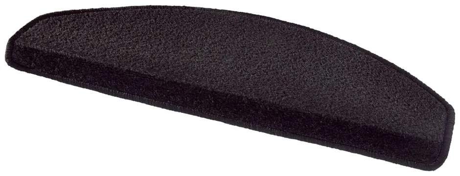 Čierne priľnavé nášľapy na schody v súprave 15 ks 23x65 cm Fancy – Hanse Home