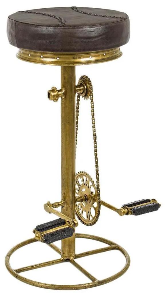 Barová stolička „Cycle Gold", Ø 42, výš. 80 cm