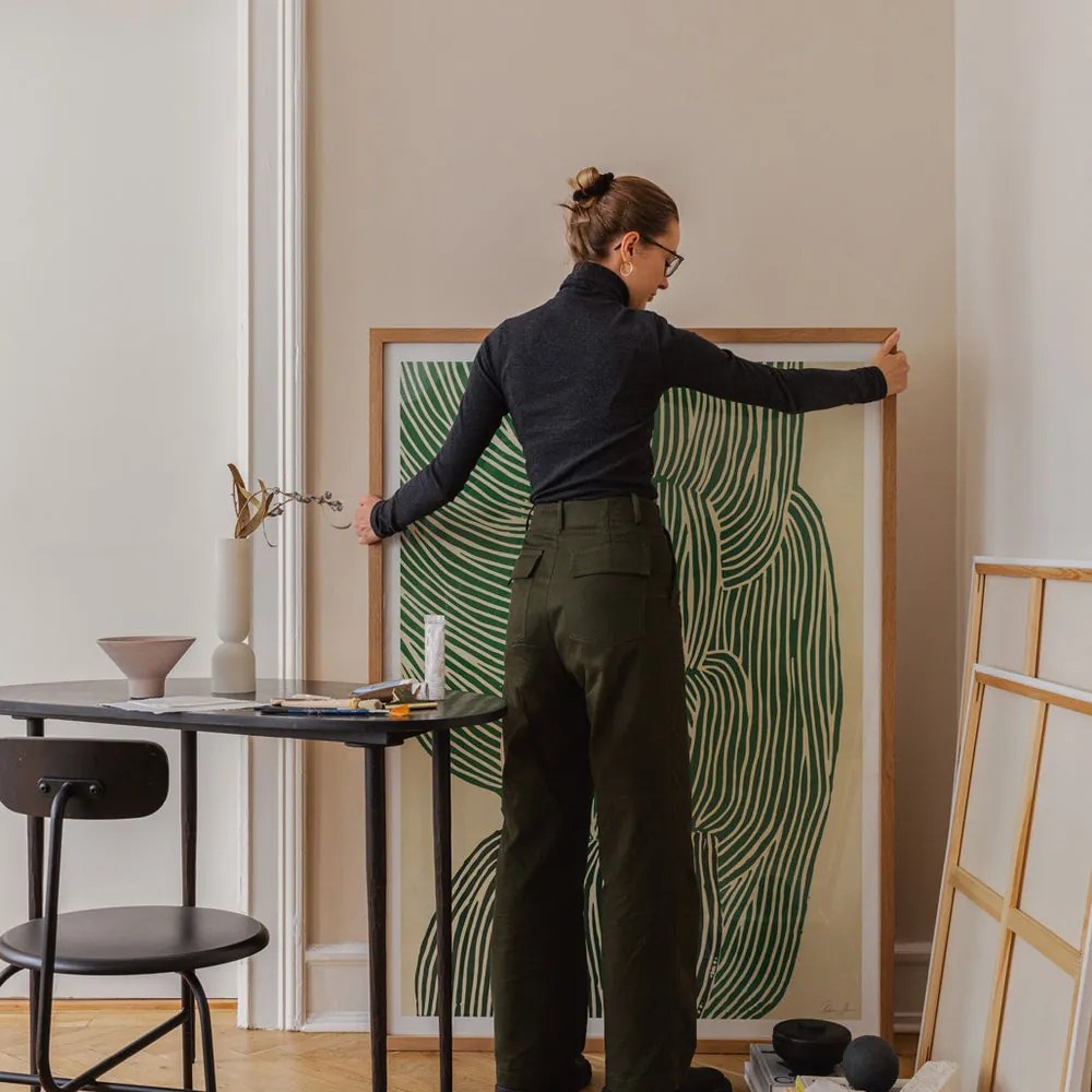 The Poster Club Plagát Green Ocean by Rebecca Hein 30x40