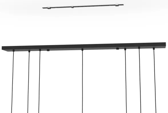 Eglo 390178 - Luster na lanku PAZ 7xE14/40W/230V zlatá/čierna