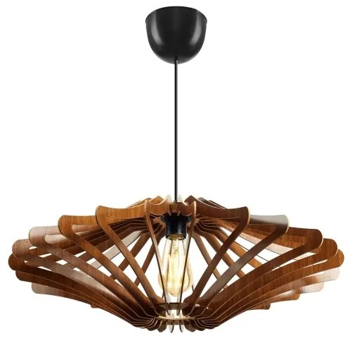 Luster na lanku 1xE27/60W/230V hnedá pr. 59 cm