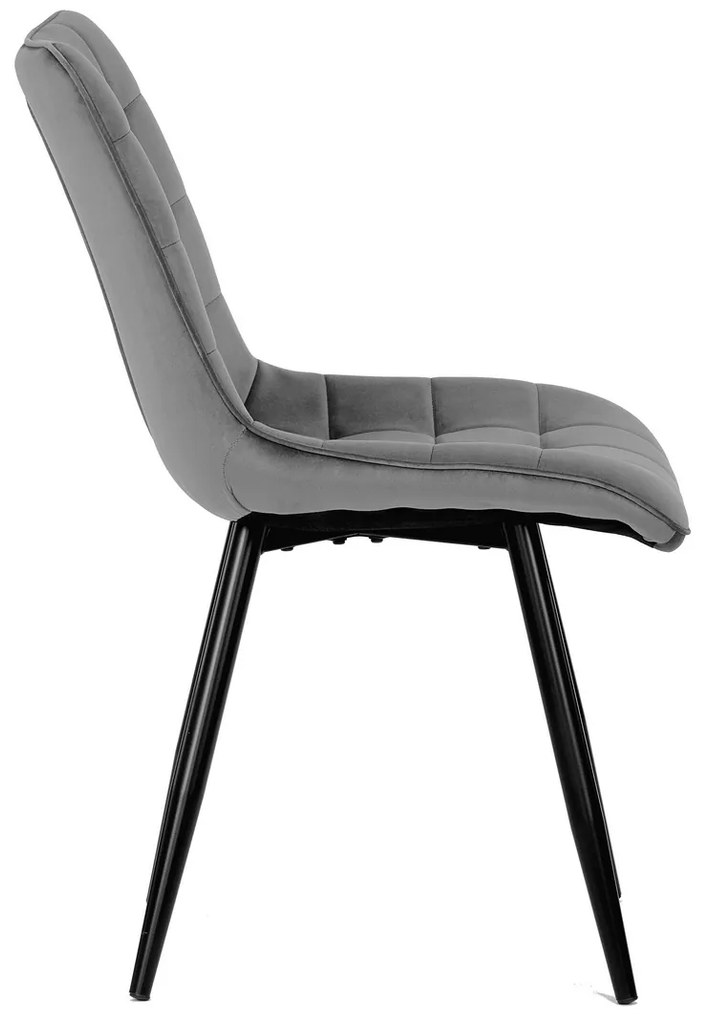 Súprava jedálenských stoličiek CT-384 GREY4, 4 ks