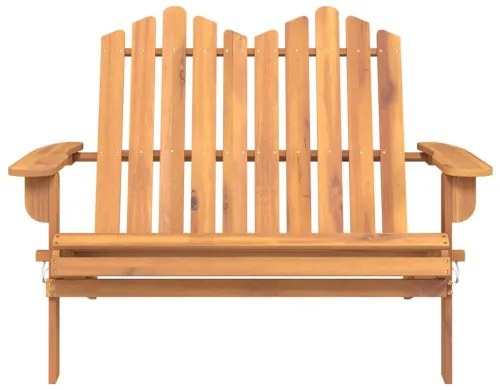 vidaXL Adirondack Záhradná lavička 126 cm masívne akáciové drevo-
