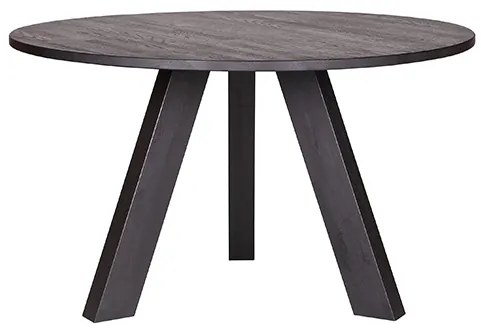 Rhonda jedálenský stôl čierny Ø129 cm