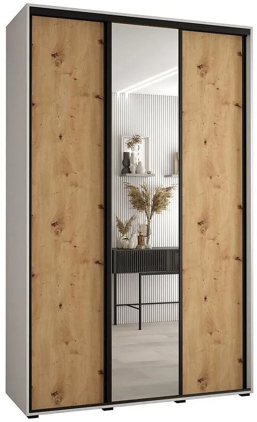 Skriňa 45 Canaris 3 150 biela/artisan/čierna