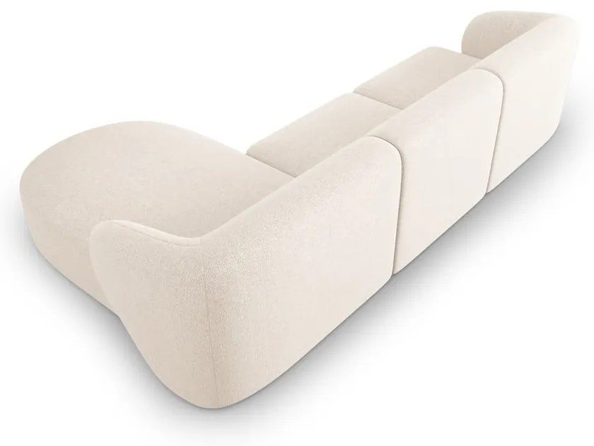 Krémová rohová pohovka, pravý roh Shane – Micadoni Home