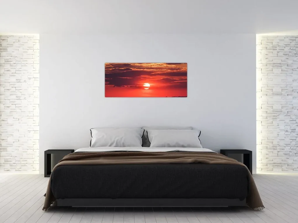 Obraz farebného slnka (120x50 cm)