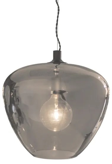 ByRydens 4200870-4505 - Luster na lanku BELLISSIMO 1xE27/8W/230V dymová/čierna