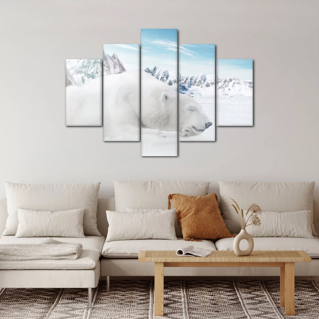 Obraz - Ľadový medveď (150x105 cm)