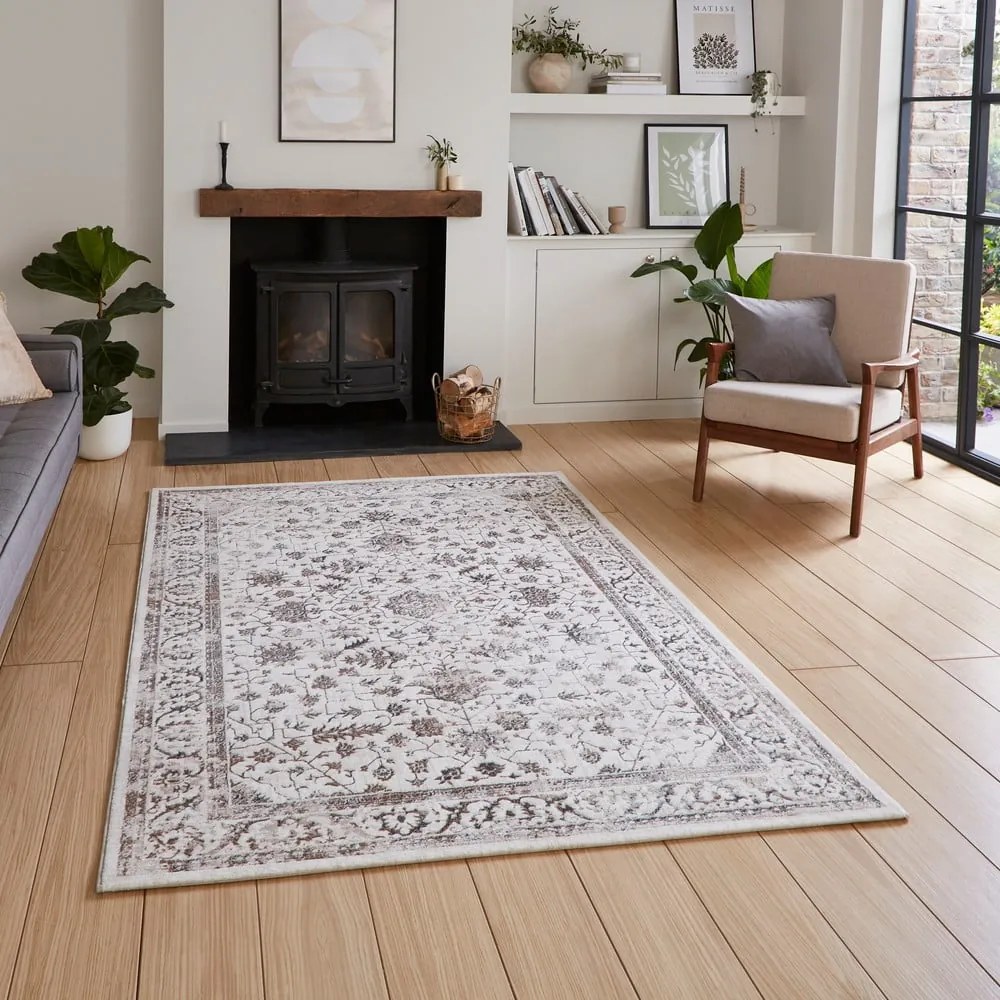 Svetlosivo-krémový koberec 160x230 cm Creation – Think Rugs